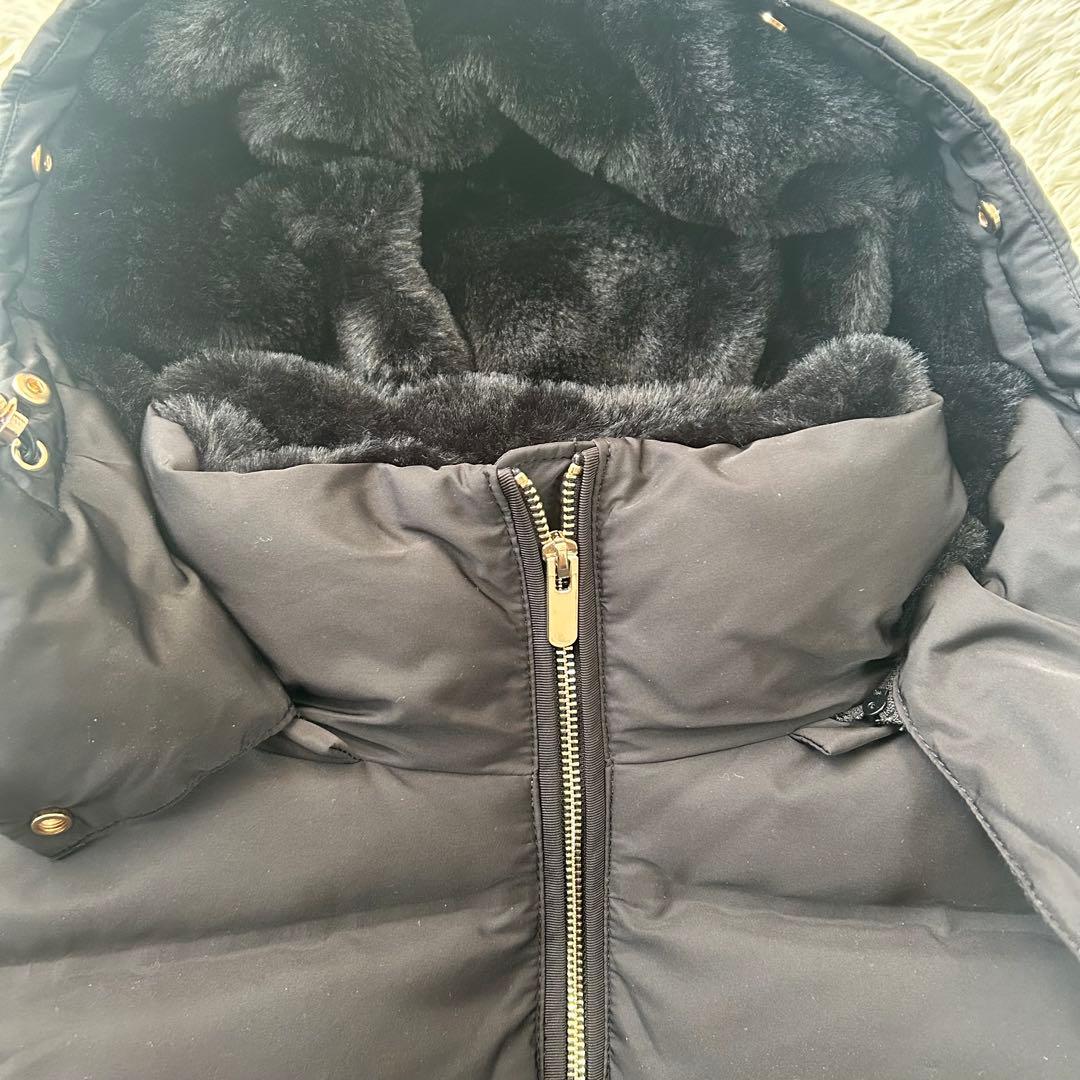 ZARA ザラ　セミロング丈　フード付き　M ダウンジャケット