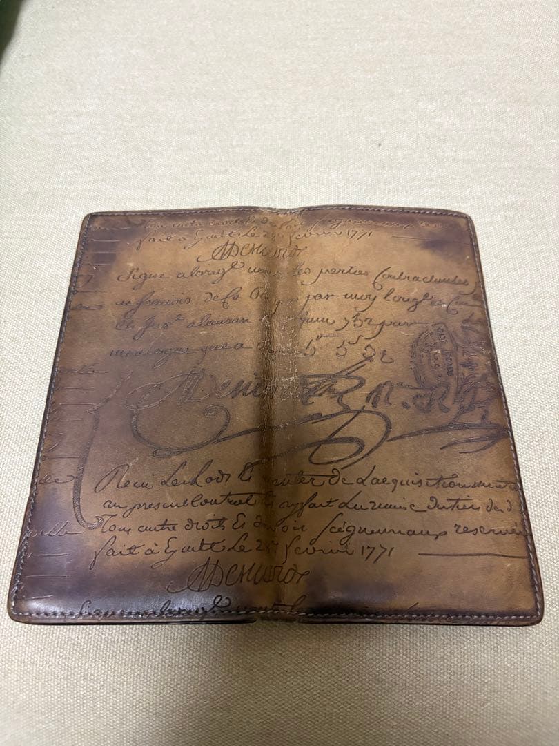 ベルルッティ　berluti サンタル フラップ ロングウォレット　長財布