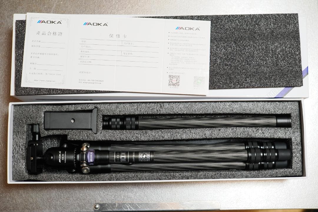 定価18000円(新品)AOKA カーボンミニ三脚 (CMP163CL)