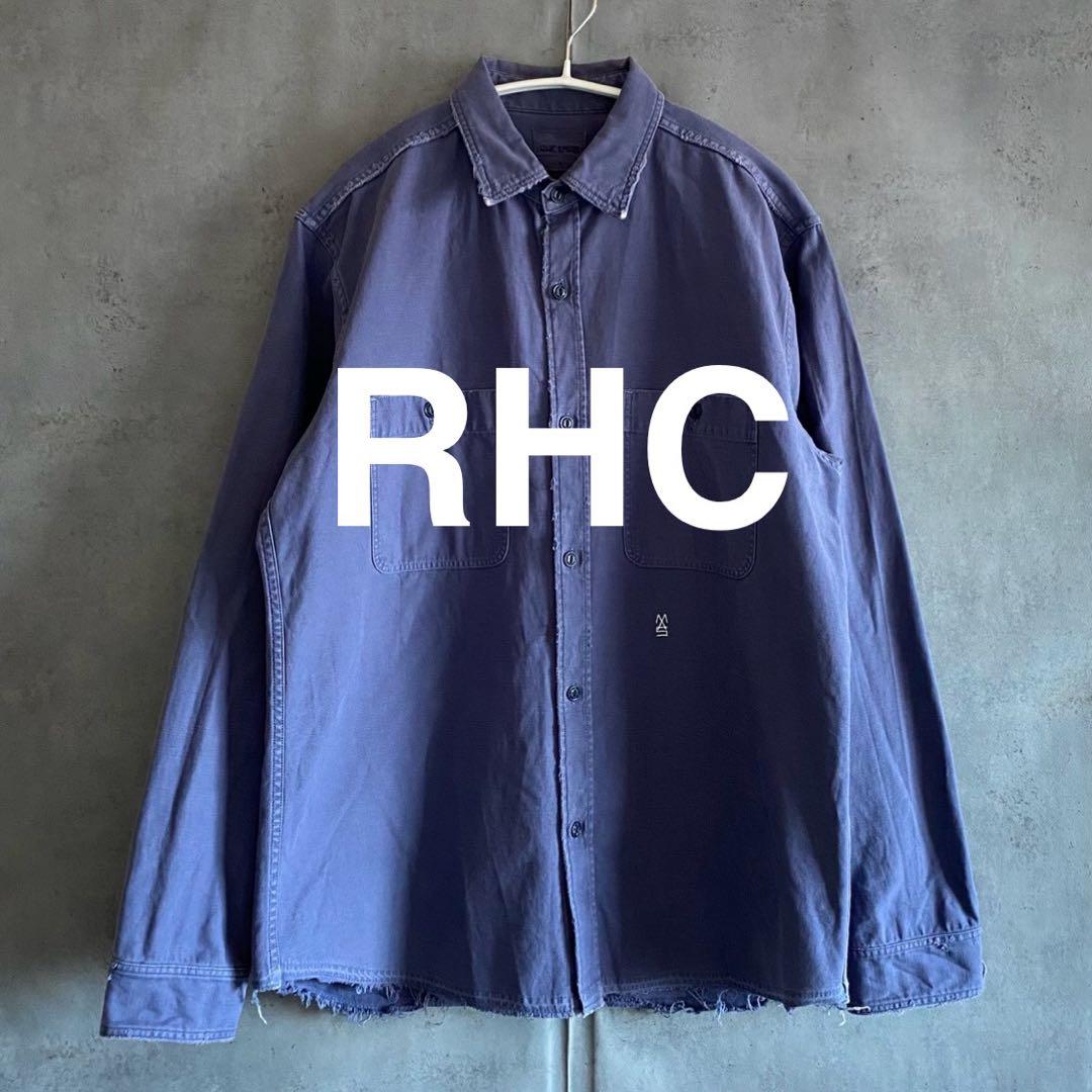 RHC × MAS ロンハーマン 別注 ミリタリーバックサテンシャツ 定価3万程