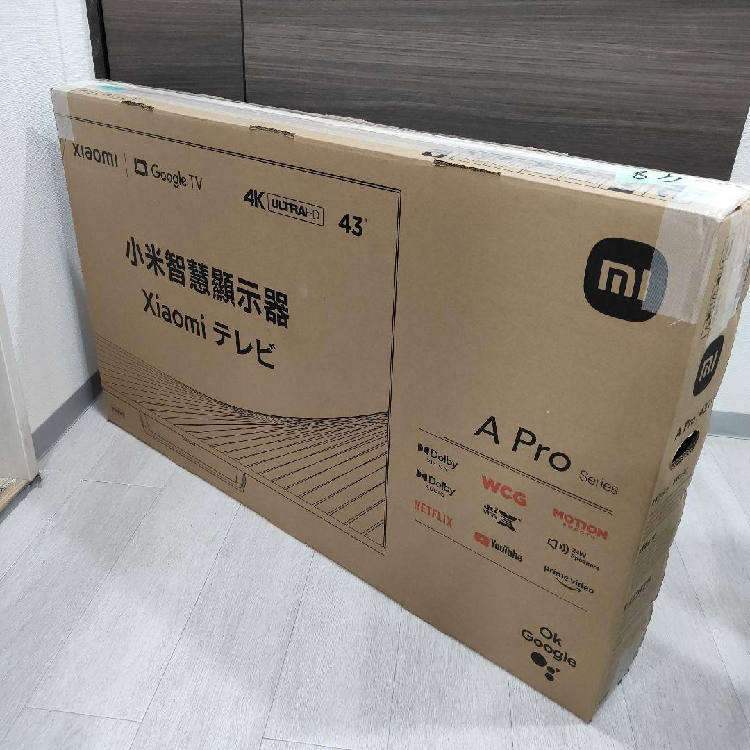 (テ8）新品Xiaomi テレビ 43インチ A Pro 4K