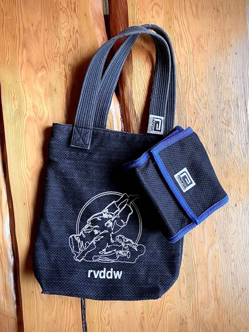 【希少】reversal リバーサル 道着生地トートバッグ&小物入れ（セット品）