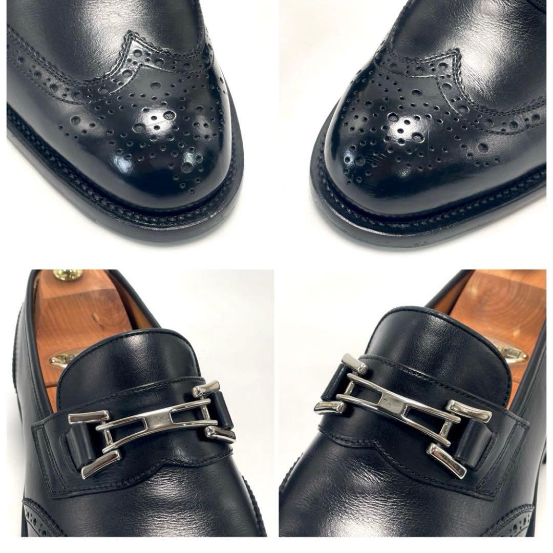 最終価格 美品 SCOTCH GRAIN ウイング チップ ビットローファー