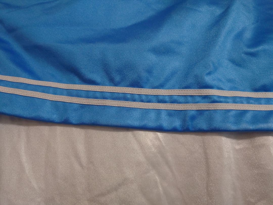 コスメイトオリジナル　スーパーウェット生地セーラーレオタード半袖　Mサイズ　水色