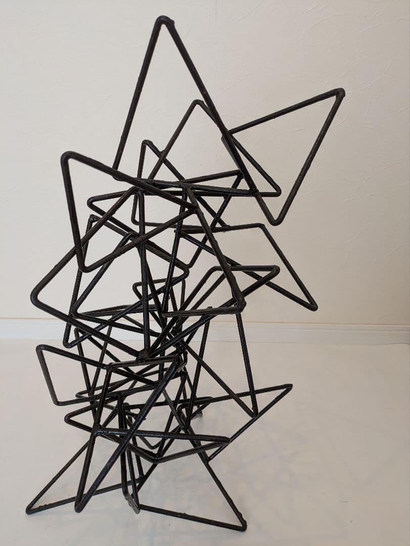 鉄花器オブジェ　3個