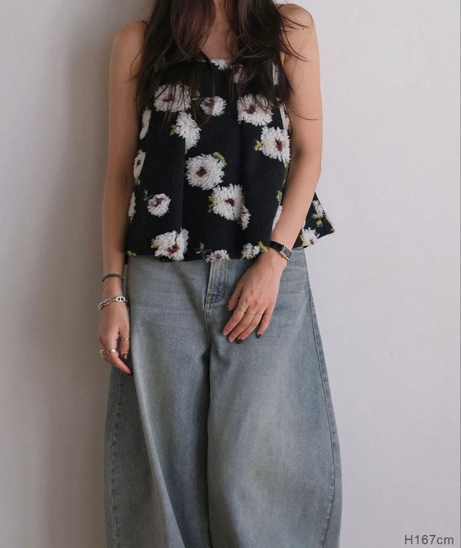 AKTE新品未使用ボアキャミソール