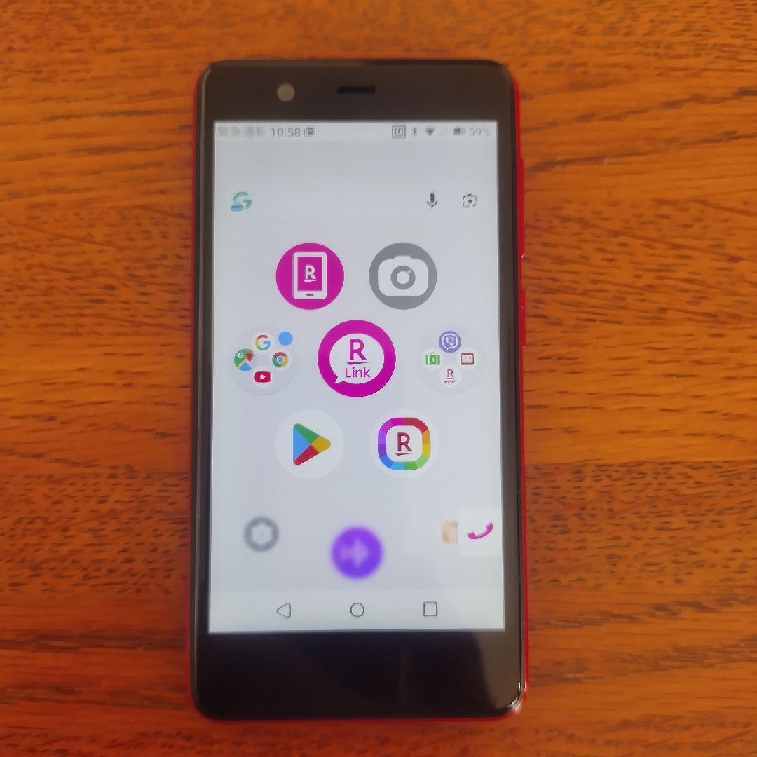 Rakuten mini C330 赤 バンド1対応 楽天ミニ