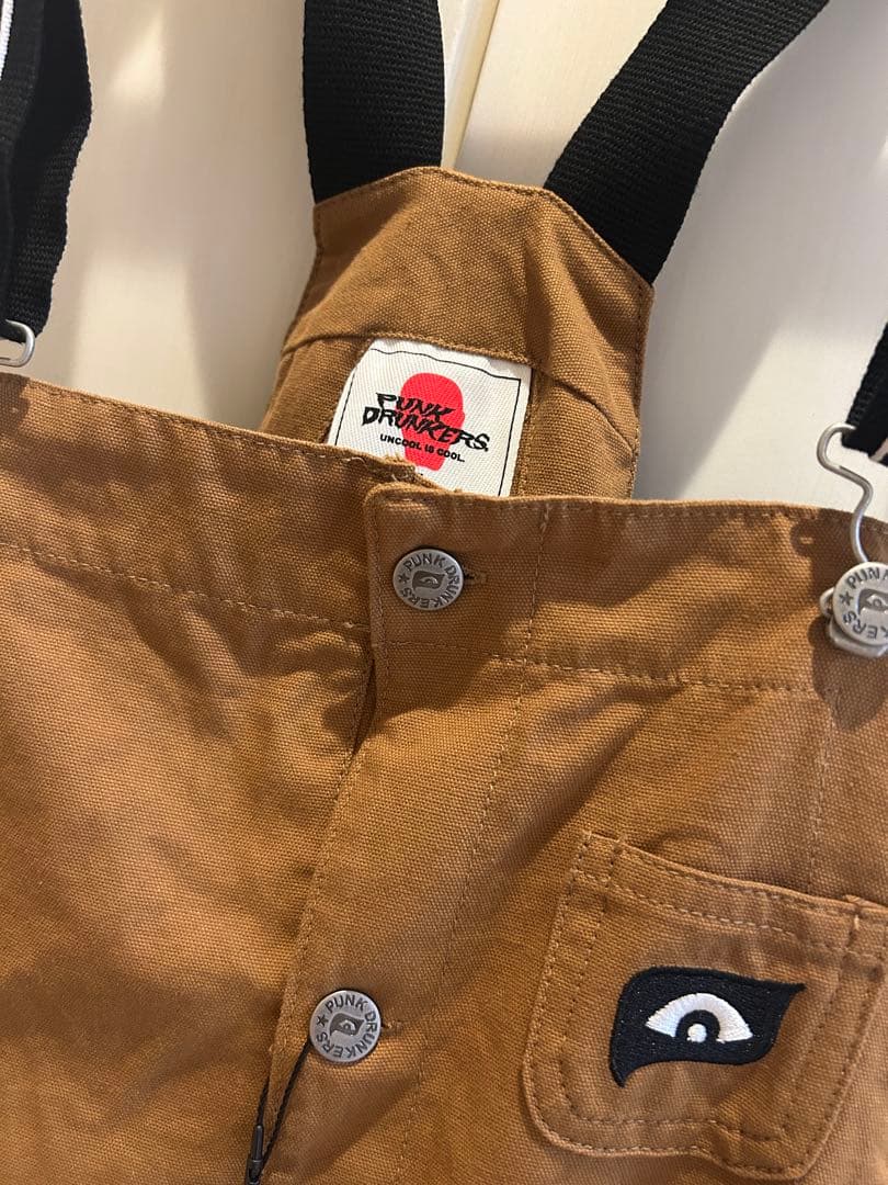 (新品タグ付き)PUNK DRUNKERS あいつ目オーバーオール