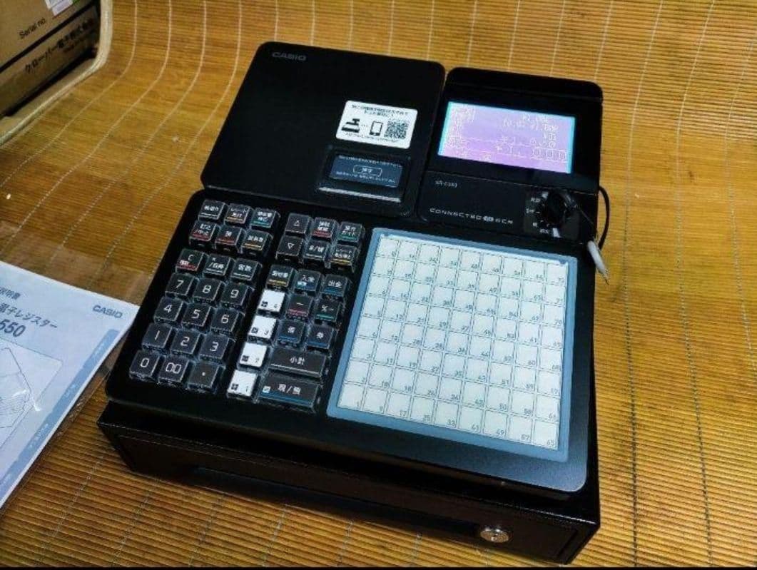カシオレジスター　SR-C550最新スマホ管理Bluetooth　060003