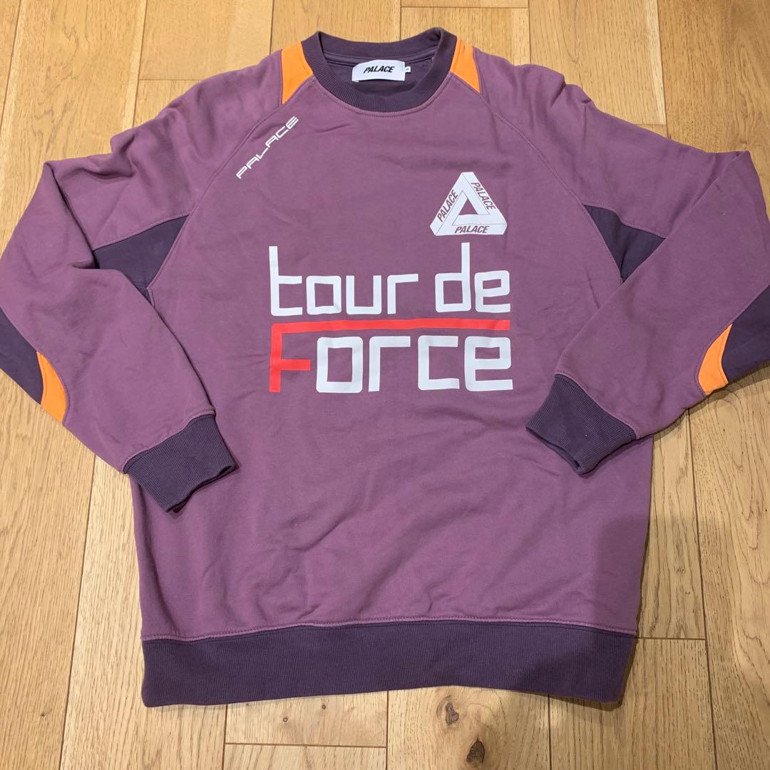 PALACE tour de Force swear crew Mサイズ