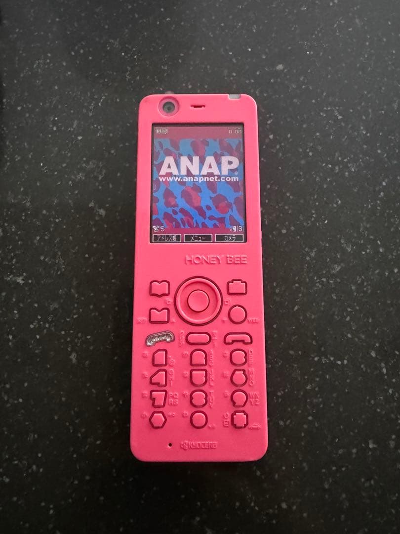 WILLCOM HONEY BEE 3 ピンク ガラケー 動作確認済み