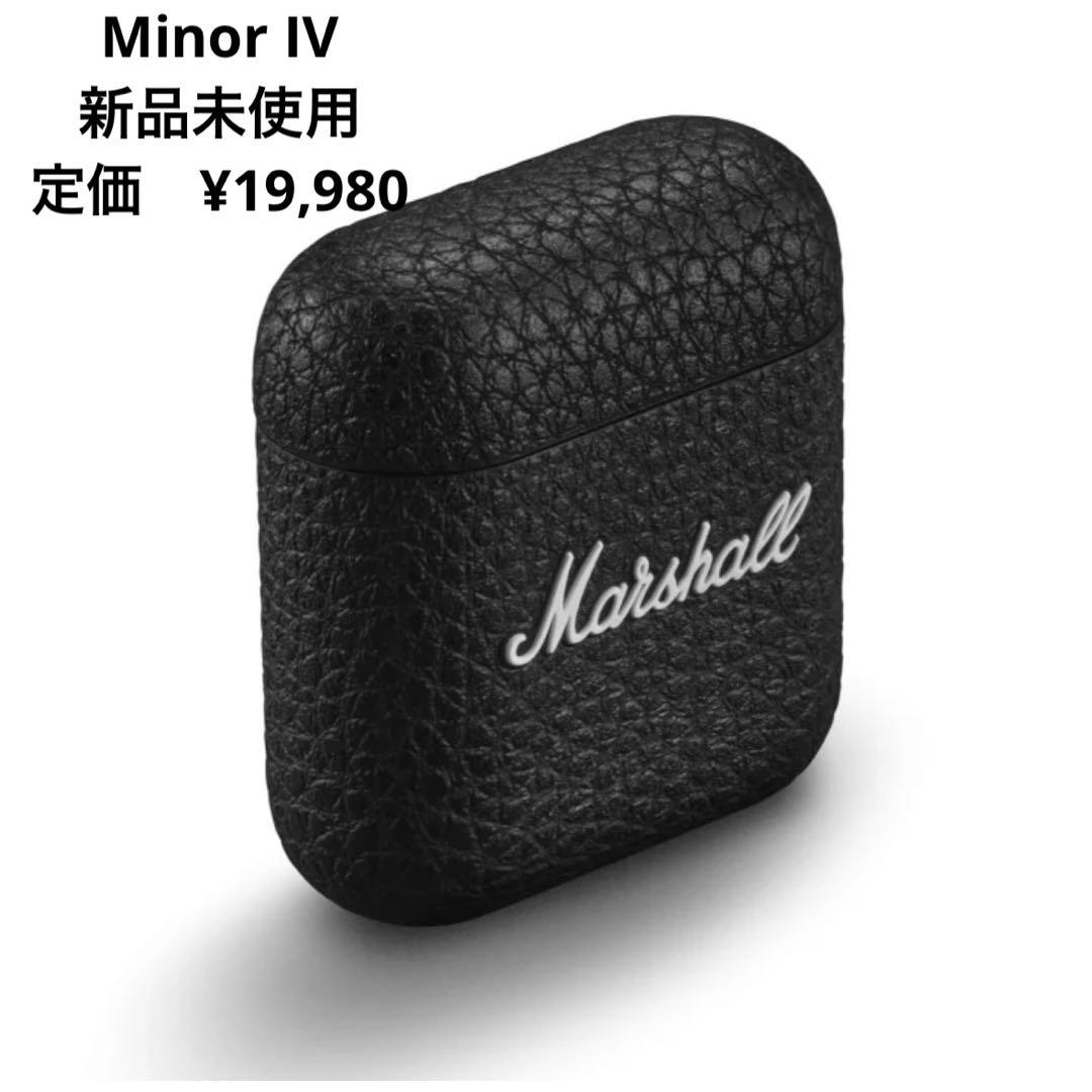 Marshall ワイヤレスイヤホン　minor4 ブラック