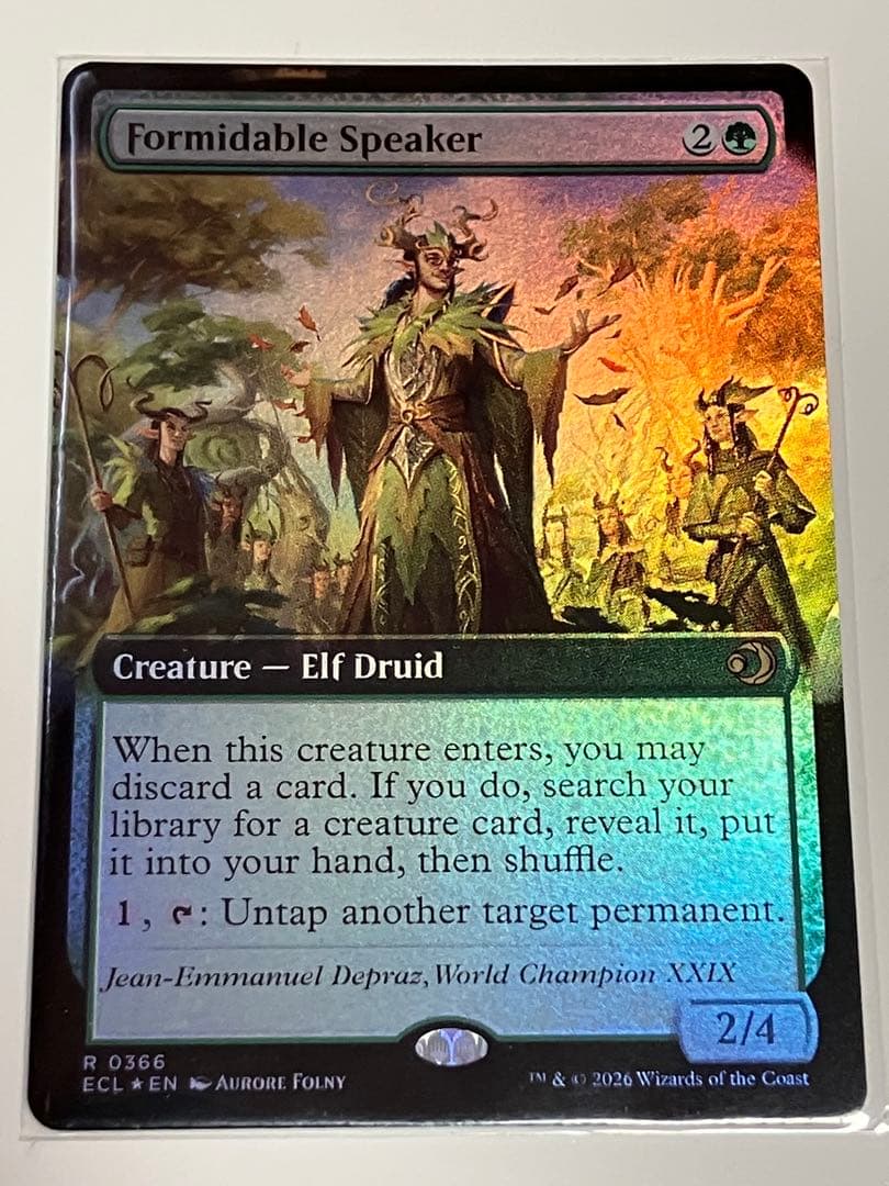 MTG 並外れた語り部 EN 拡張　foil