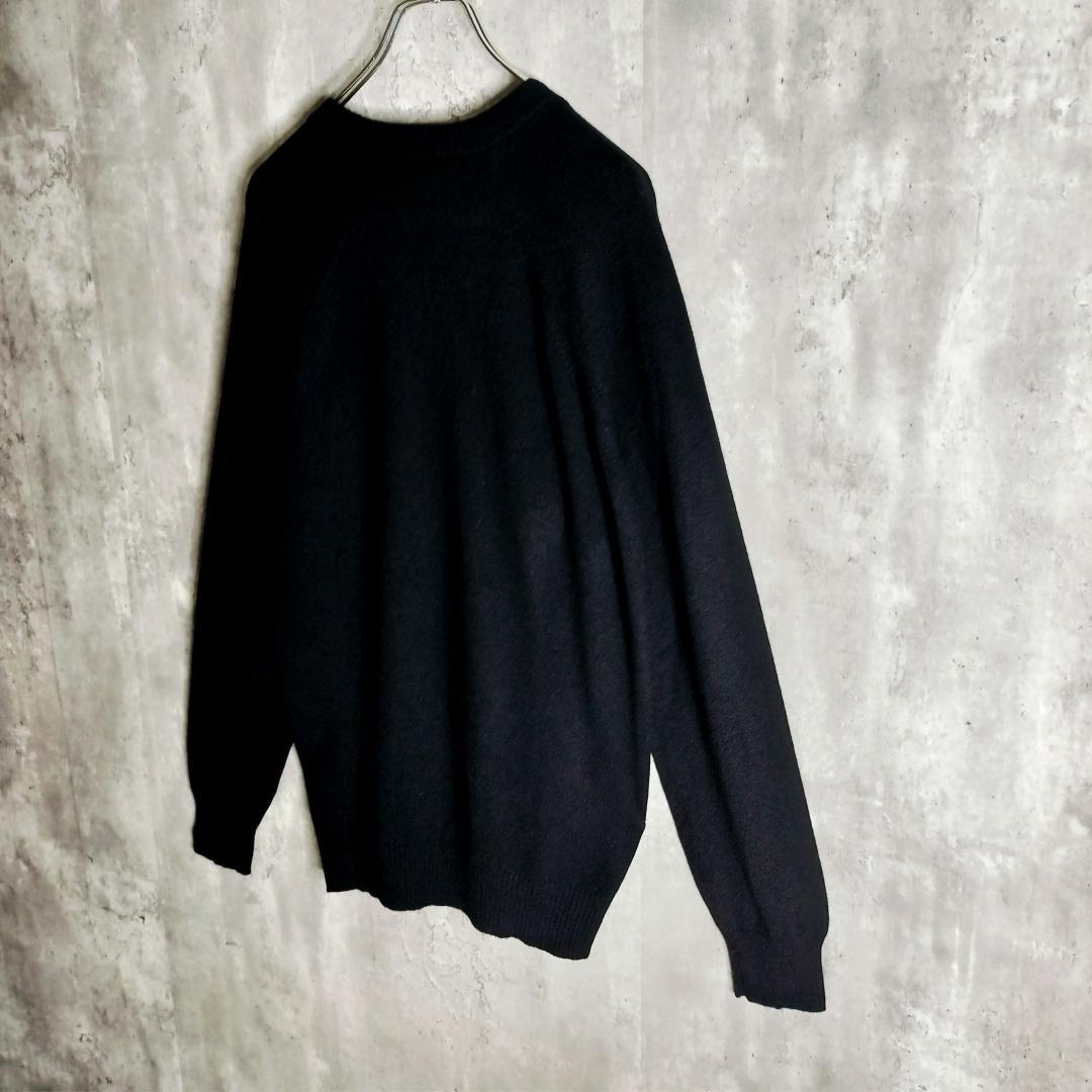 極美品★ディオール ショーン・ステューシー カシミヤ100％ ロゴ刺繍 ニット