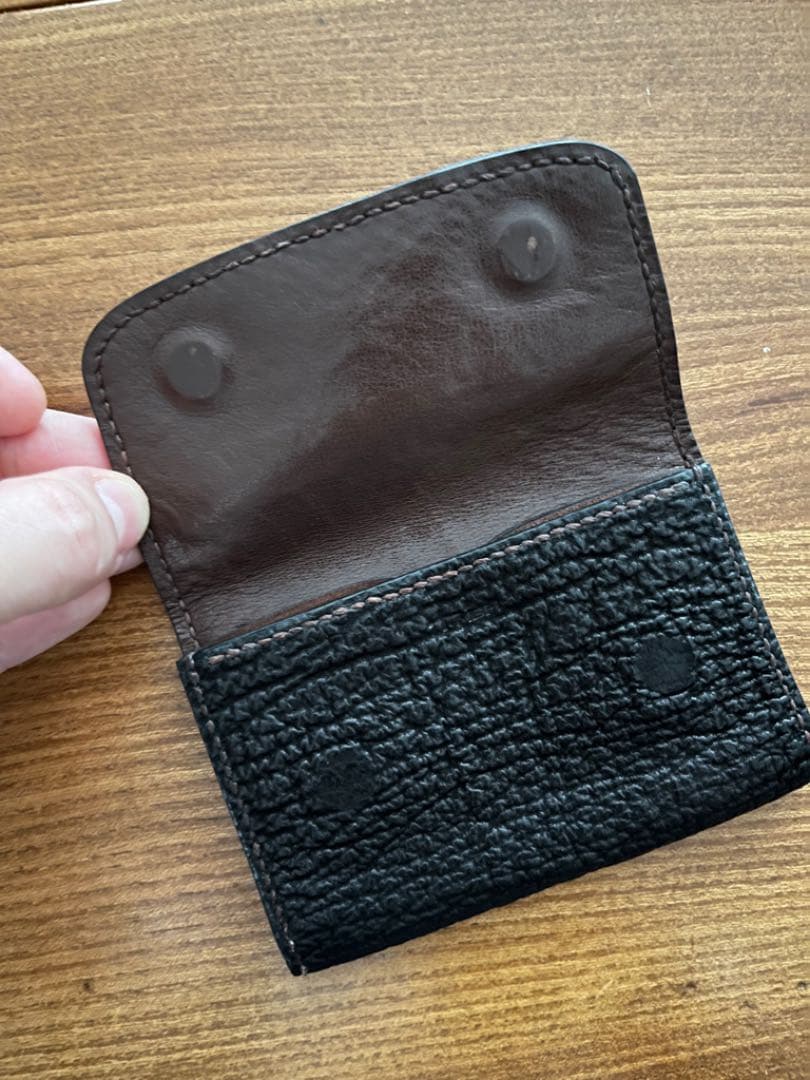 T.mbh ケース　シャーク　サメ革　スマートウォレット