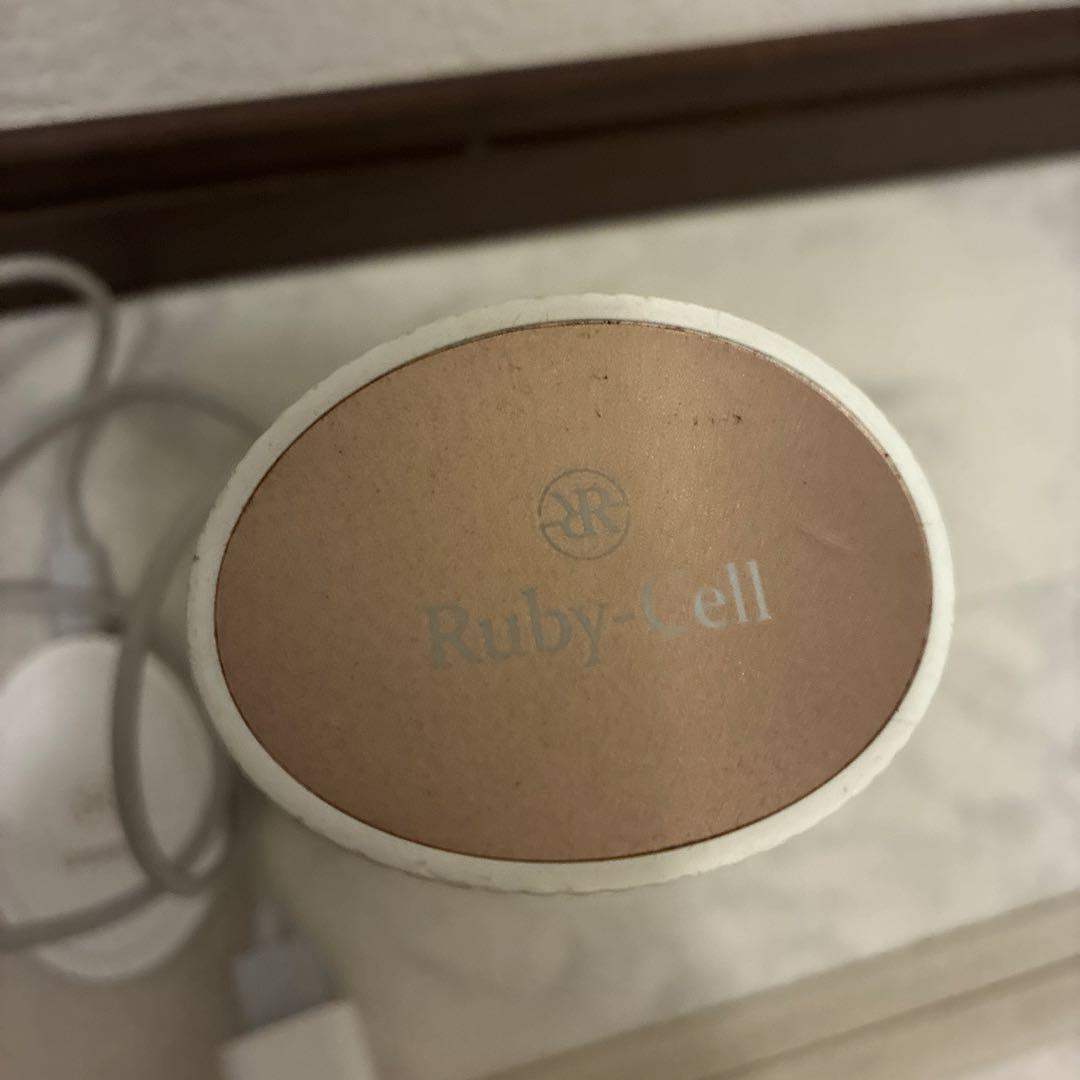 Ruby-tell 美顔器 ホワイト 充電器付きハンディ