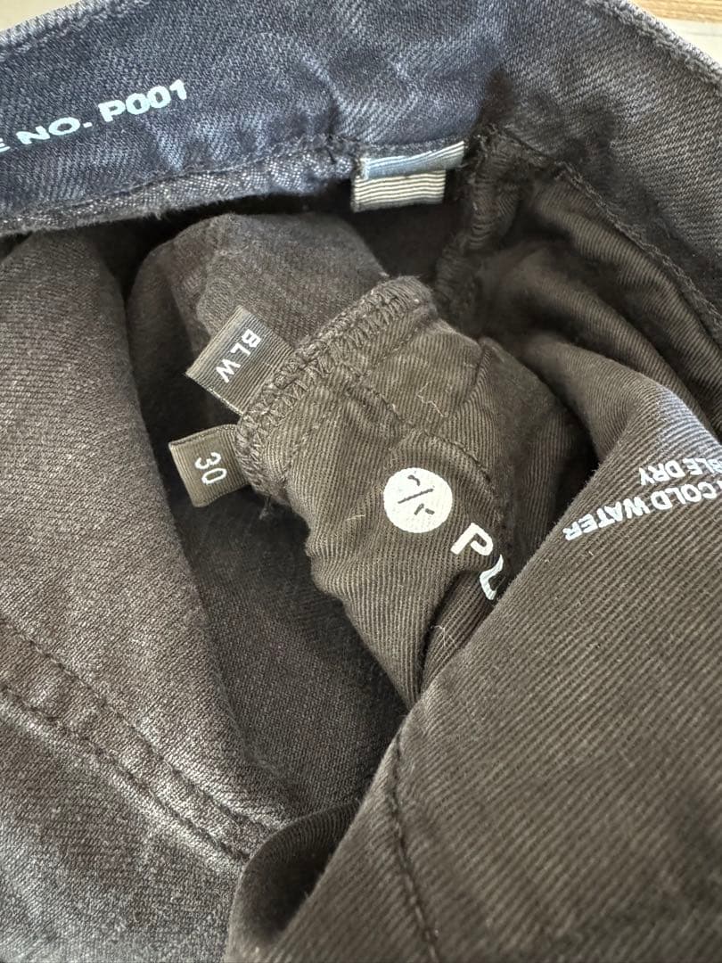 PURPLE BRAND P001 Black ストレッチスキニーデニム 30