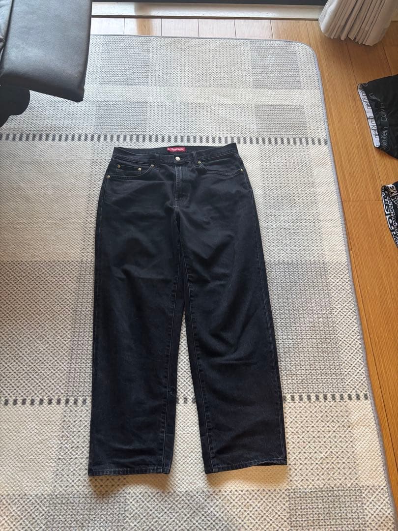 Supreme Baggy Jean Black 32 シュプリーム