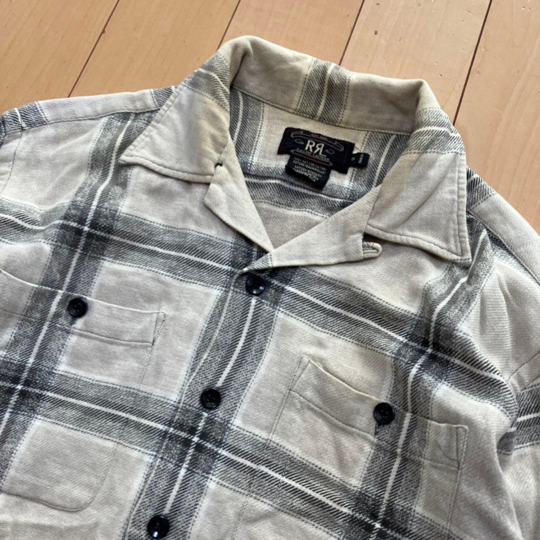 RRL ダブルアールエル　長袖シャツ　チェック　Sサイズ