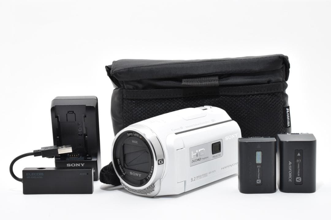 【美品】SONY Handycam HDR-PJ675　ホワイト　動作確認済