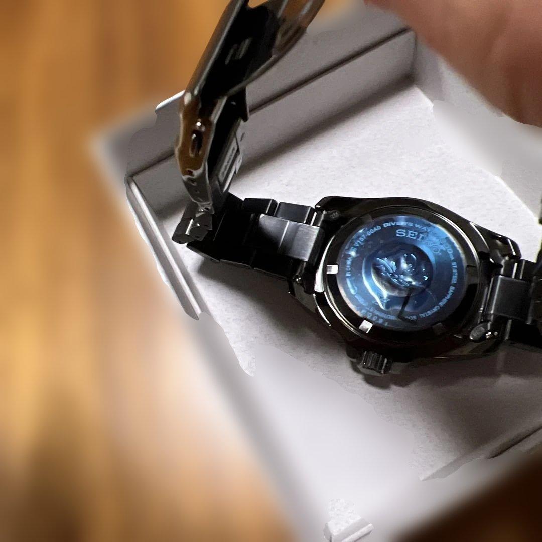 SEIKOプロスペック ダイバースキューバ ソーラー ウォッチ 時計