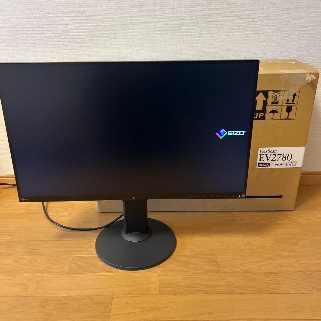 EIZO FlexScan EV2780 27インチ ブラック 元箱、ケーブル付