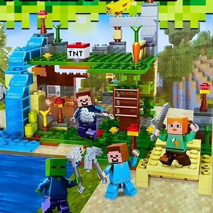 知育玩具 Minecraft Build Set SJ82007 4in1