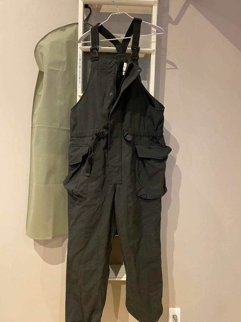  peak ブラックオーバーオール XL