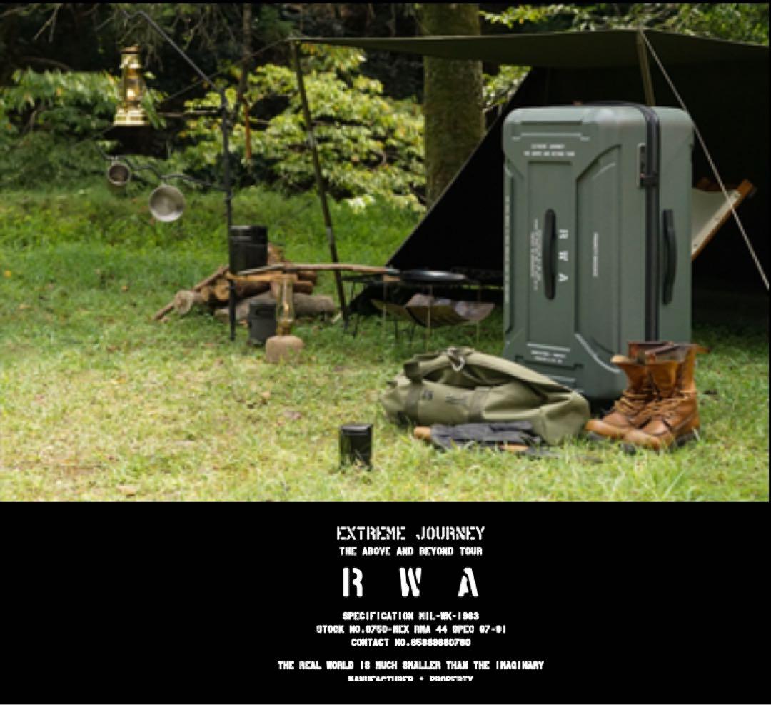 美品 廃盤品 88L RWA スーツケース アウトドアキャリー raw88