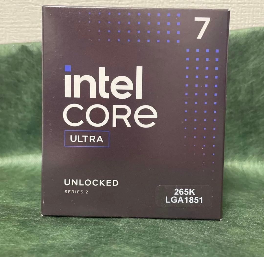 Intel core ultra 7 265k 新品未使用
