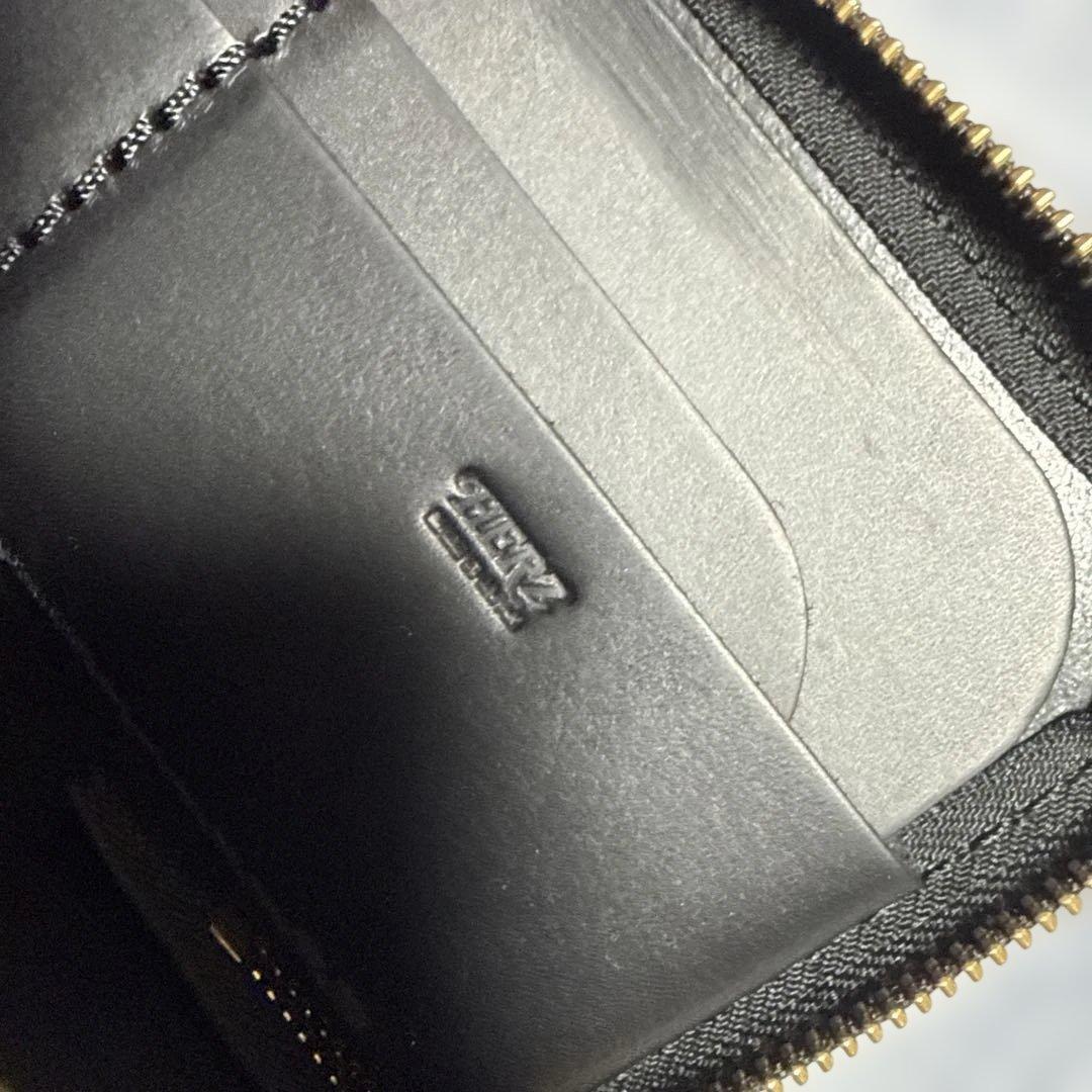 HERZ ALL 本革L字ファスナーブラック