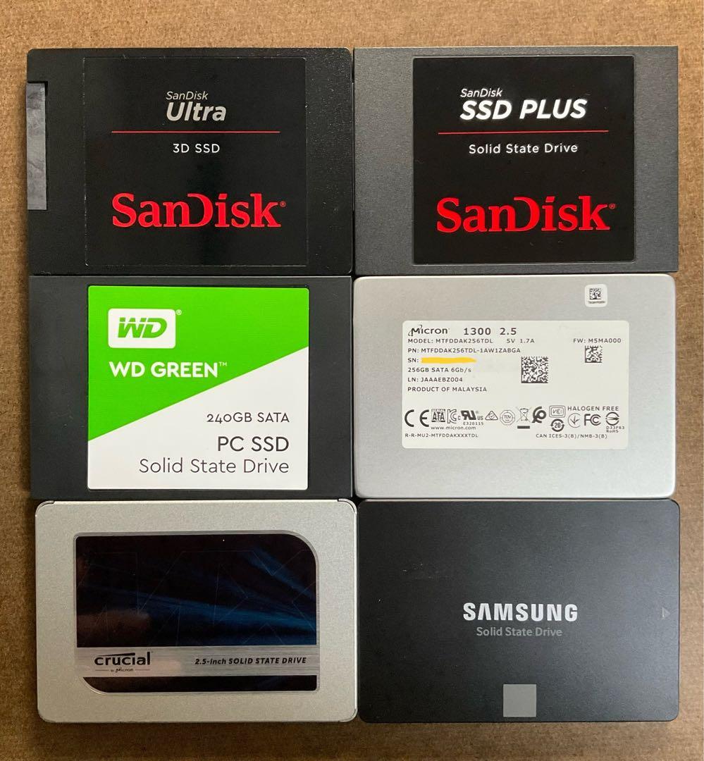 2.5インチ SATA SSD 6個セット