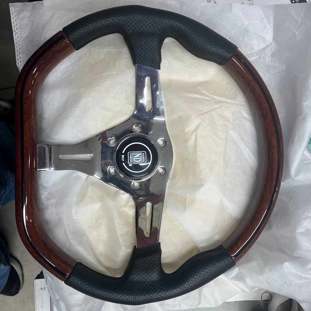 ウッドコンビステアリング！美品
