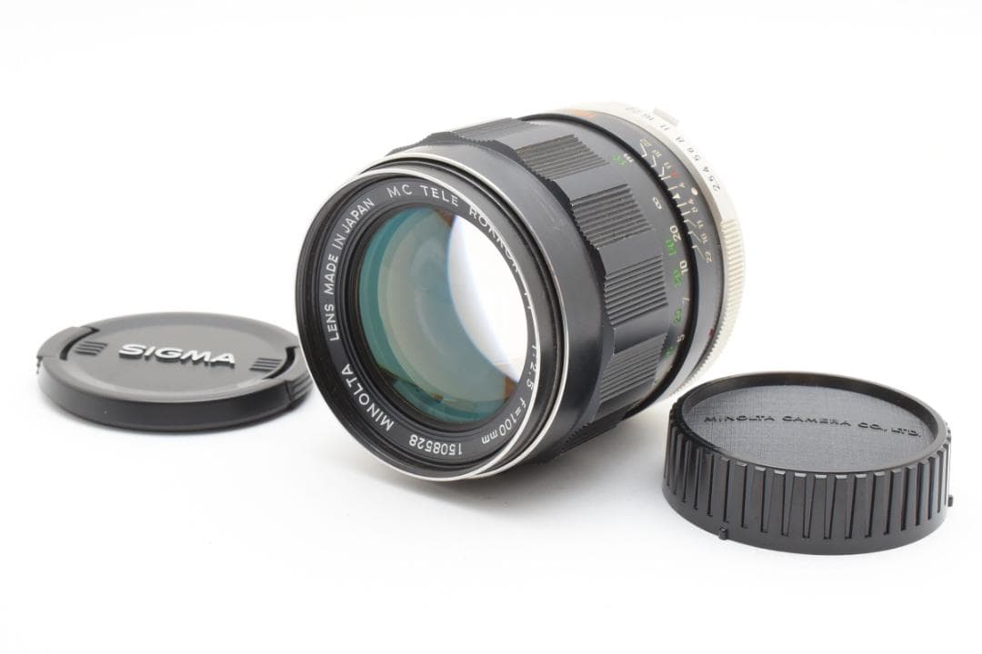 ミノルタ MC Tele ROKKOR-PF 100mm F2.5 カメラレンズ