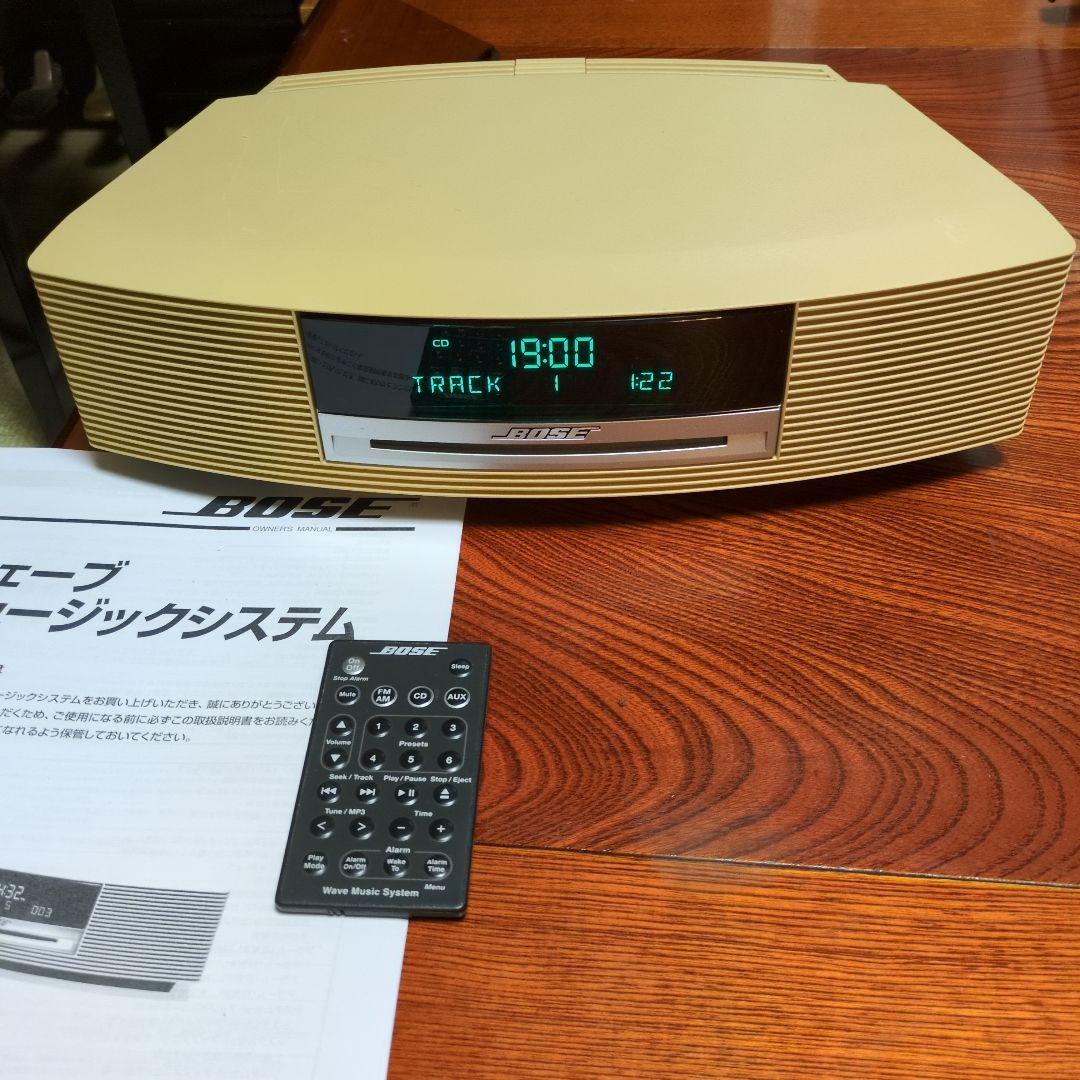Bose WAVE MUSIC SYSTEM完動品 純正リモコン、コード、取説