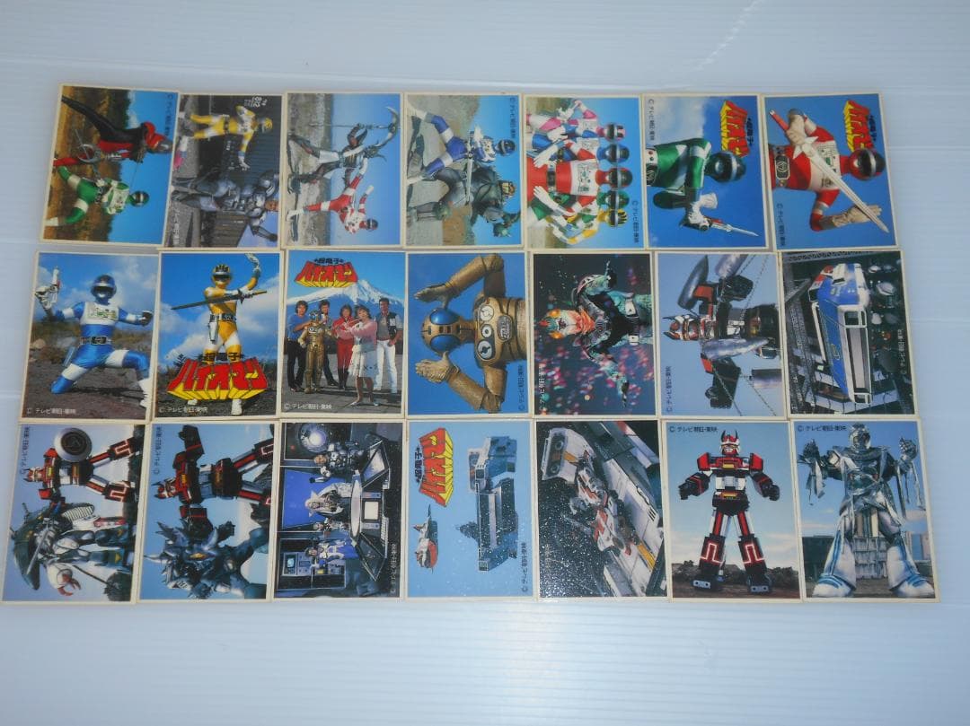 セミコンプ　21種　森永　超電子バイオマン　まとめ　シール　カード　ステッカー