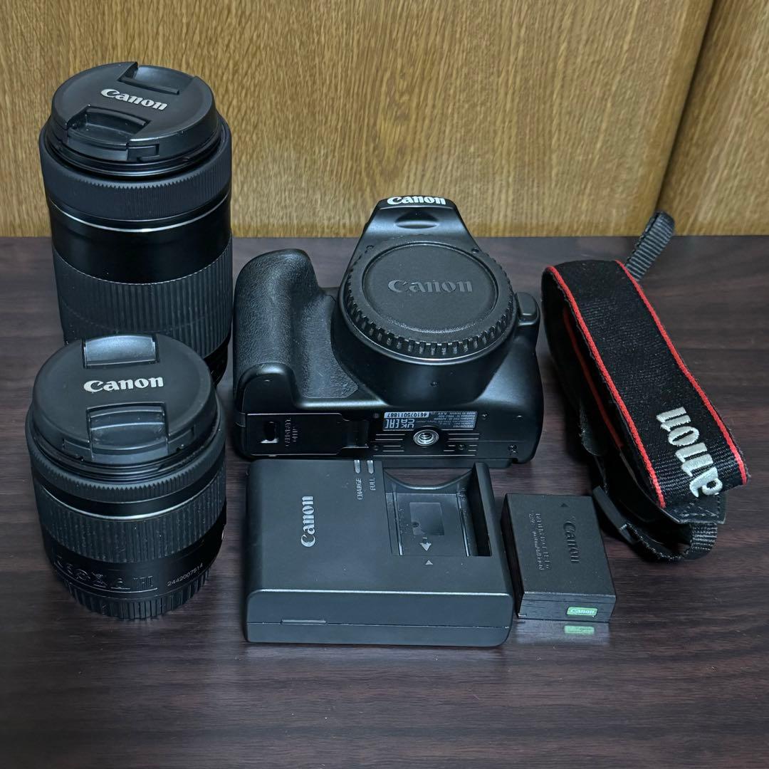 Canon eos kiss x10 レンズ2本付き
