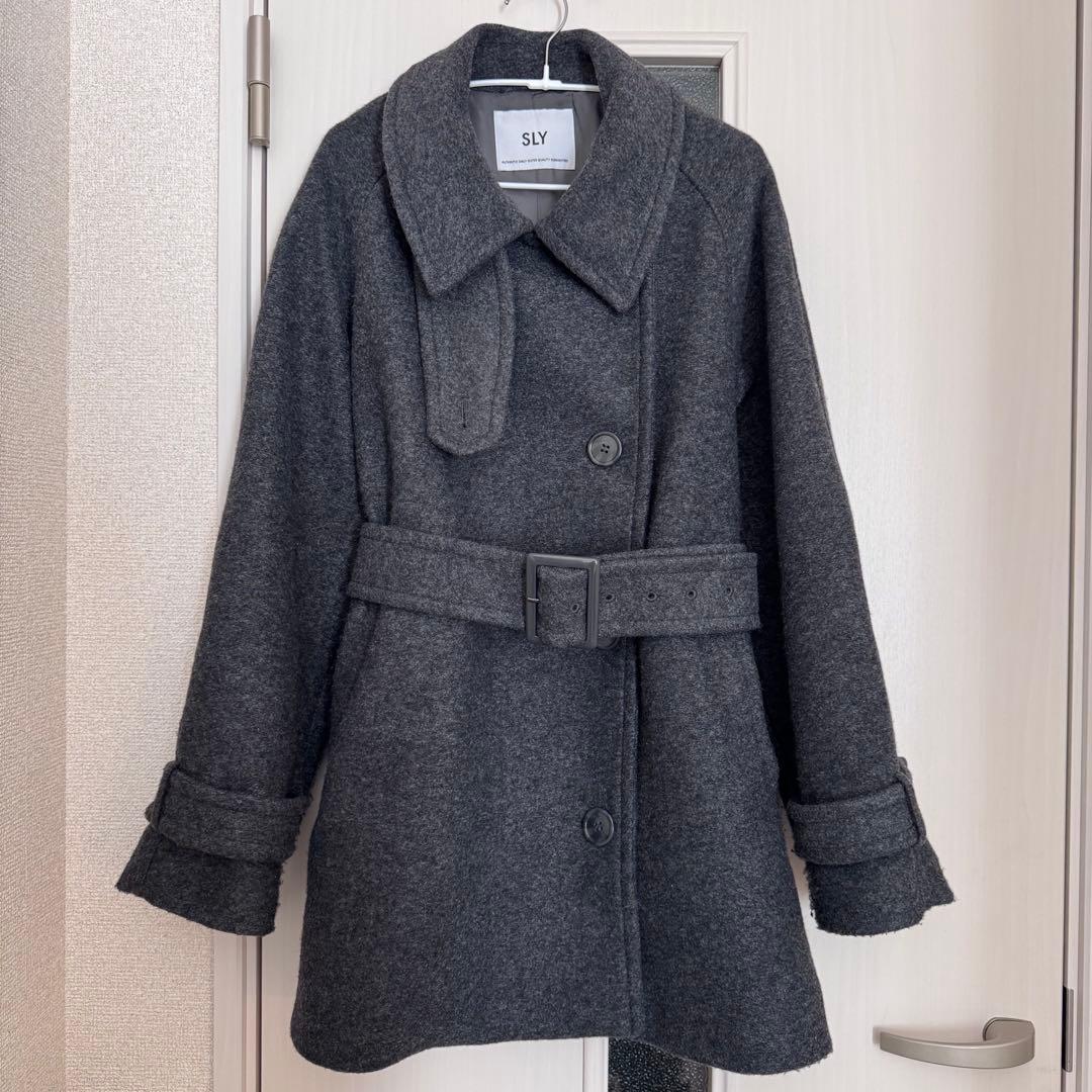 SLY - STAND NECK MIDI コート