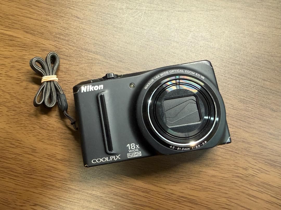 Nikon COOLPIX S9100 コンパクトデジタルカメラ ブラック
