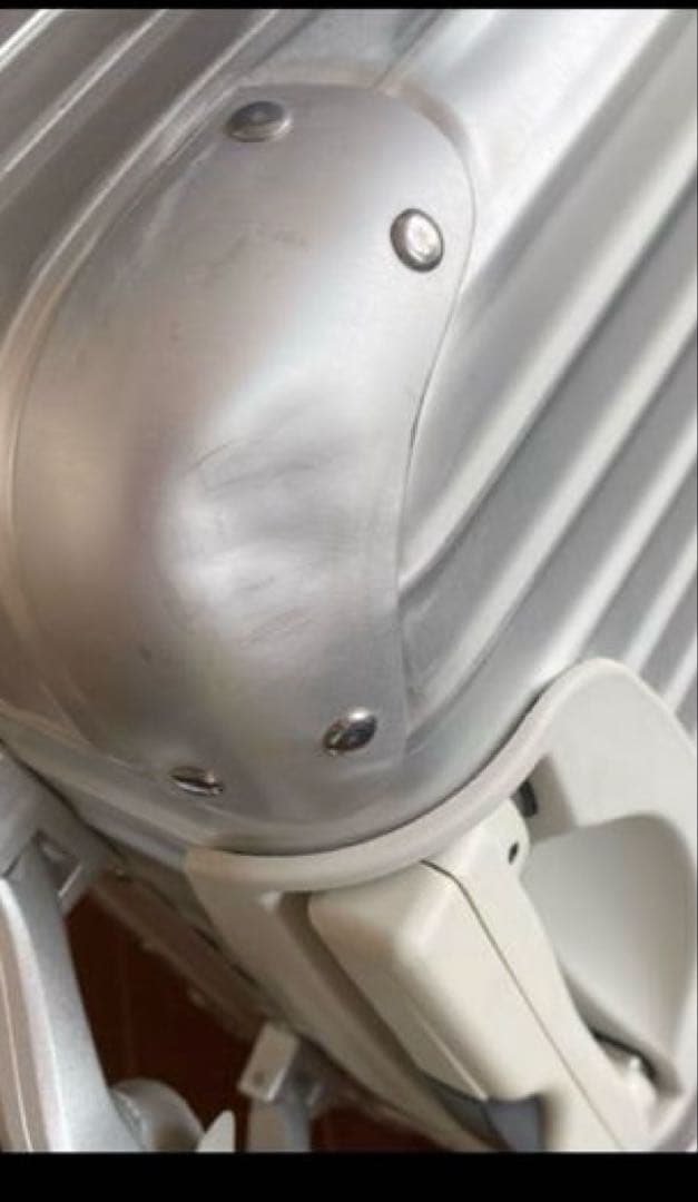 ［超レア」廃盤 ２輪 RIMOWA トパーズ　32L 青ロゴ