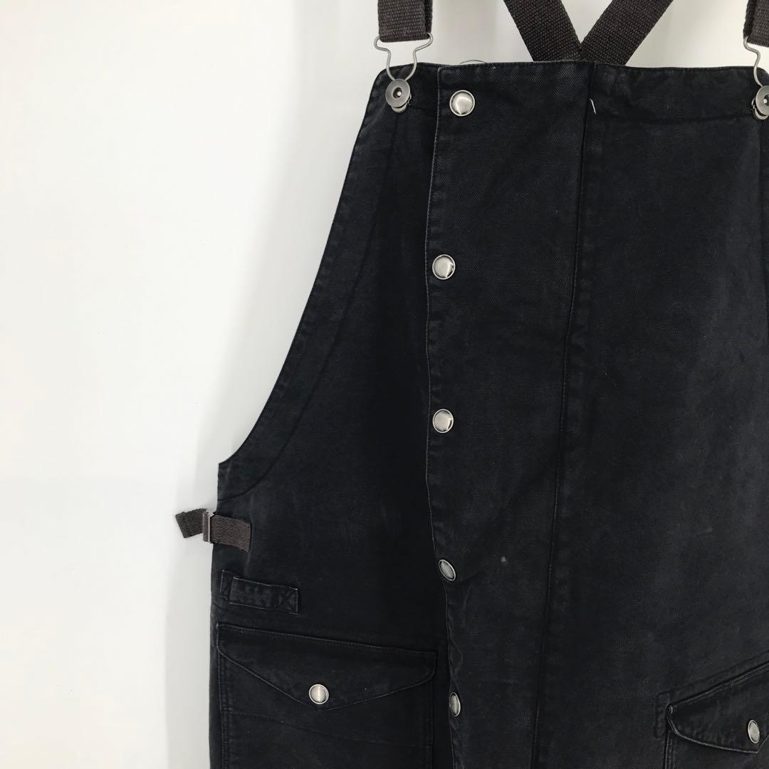 アットダーティー　オーバーオール　XL　オールインワン　つなぎ　ブラック
