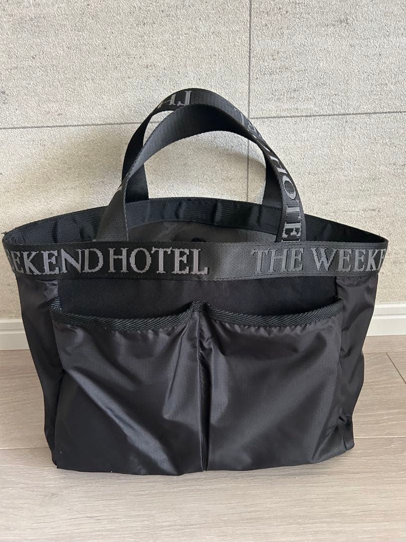 THE WEEKEND HOTEL ブラックトートバッグ