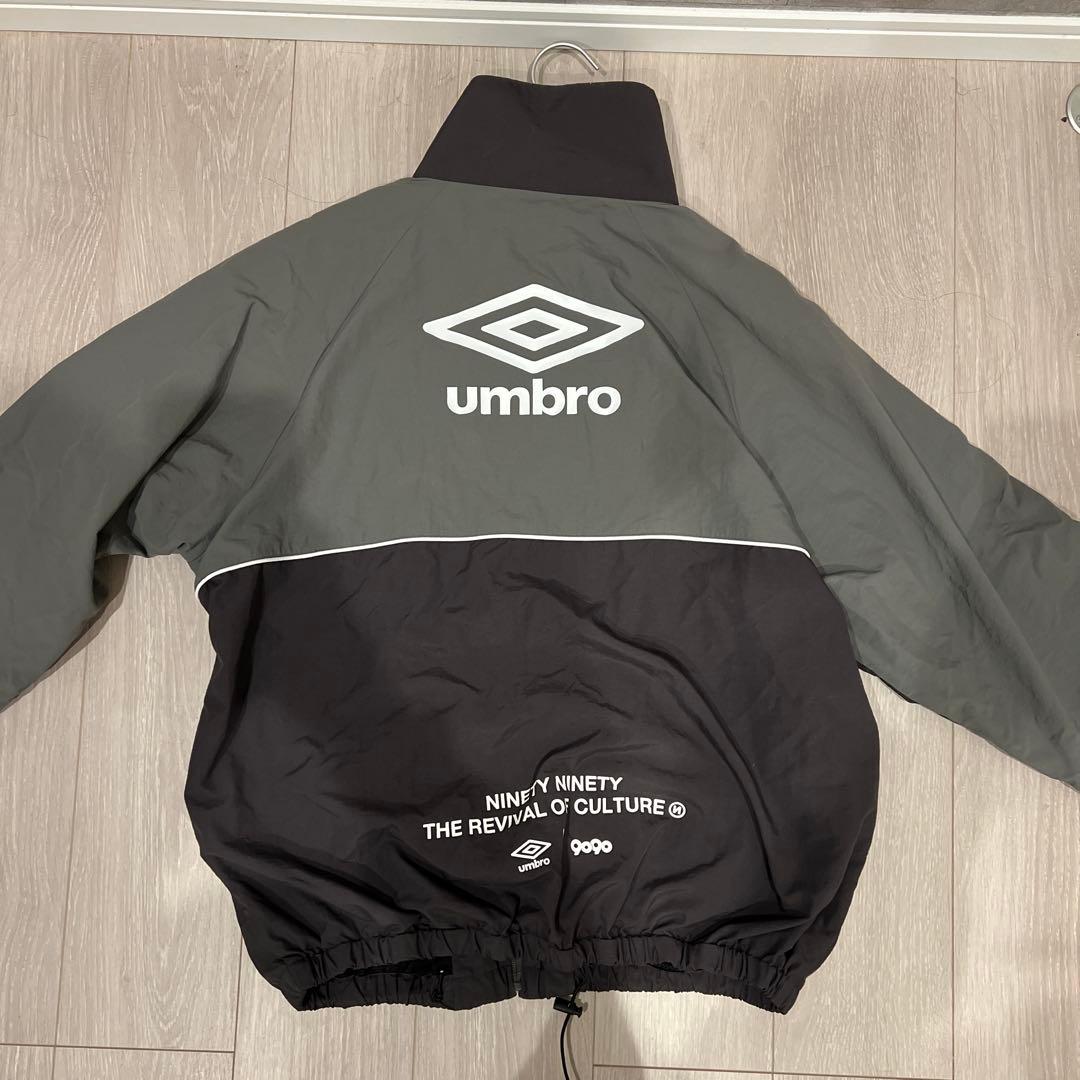 9090×Umbro City Logo Nylon Jacket