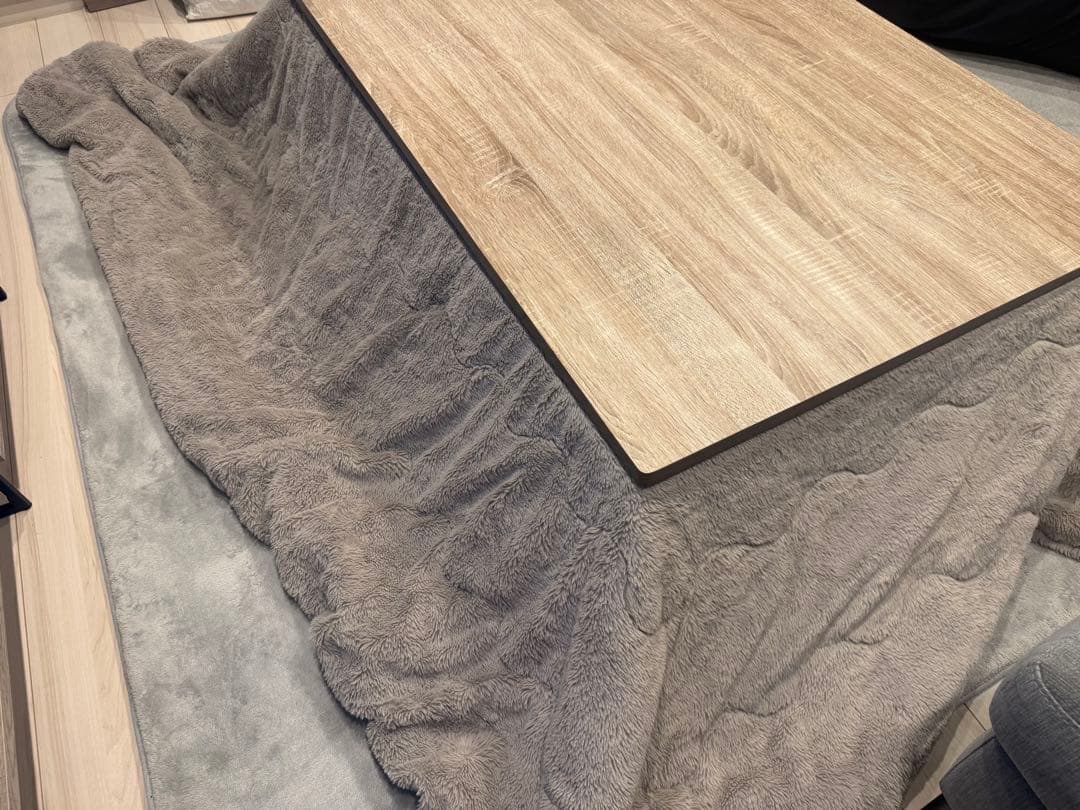 こたつテーブル ライトウッド ダークウッド