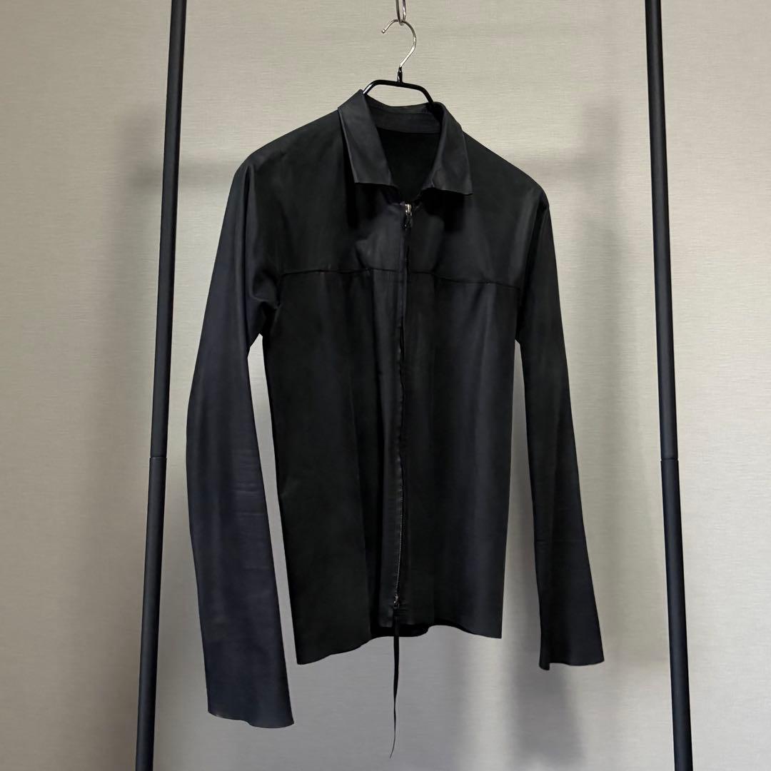 m.a+ レザーシャツ