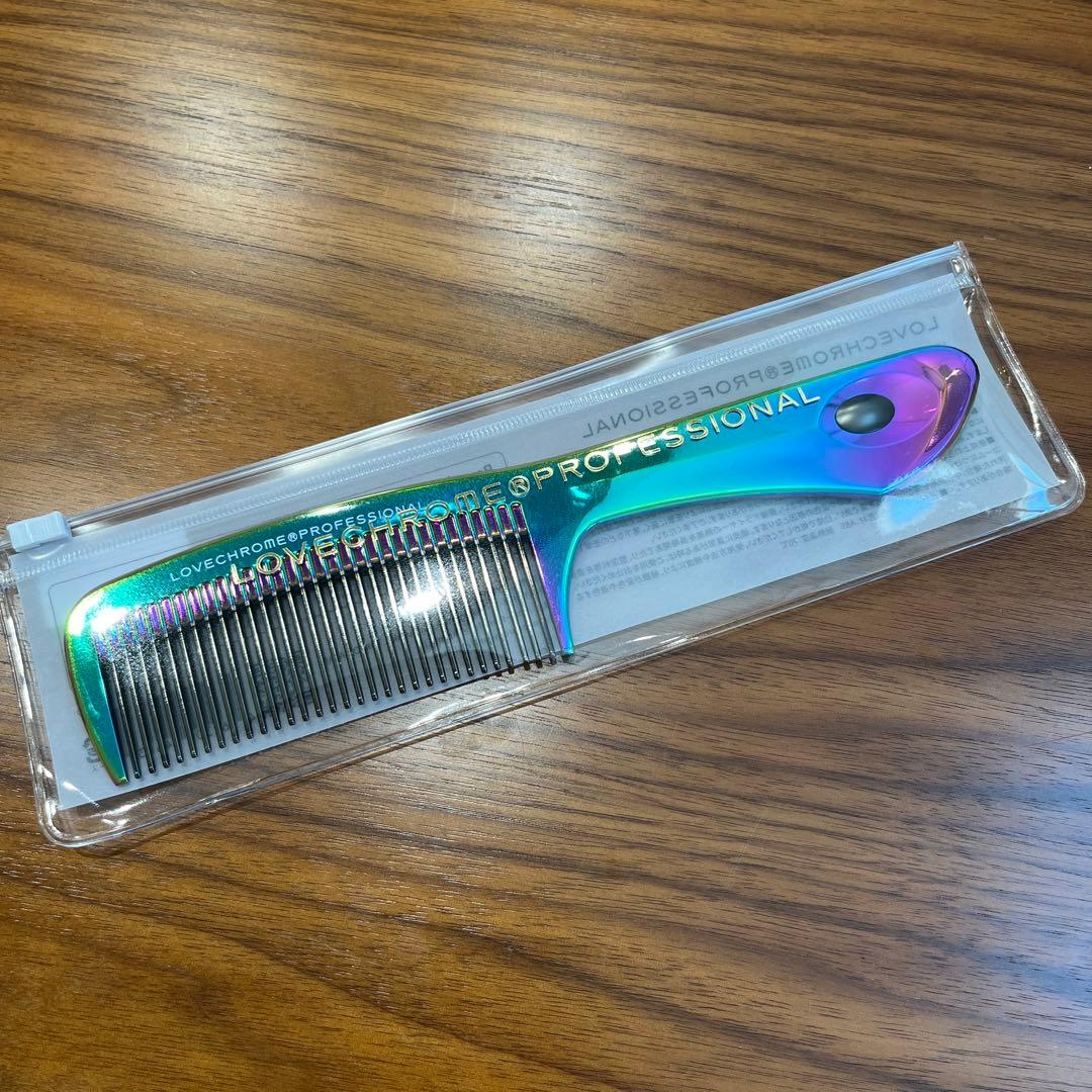 LOVECHROME ラブクロム　ヘアコーム　ビームス別注　レインボー