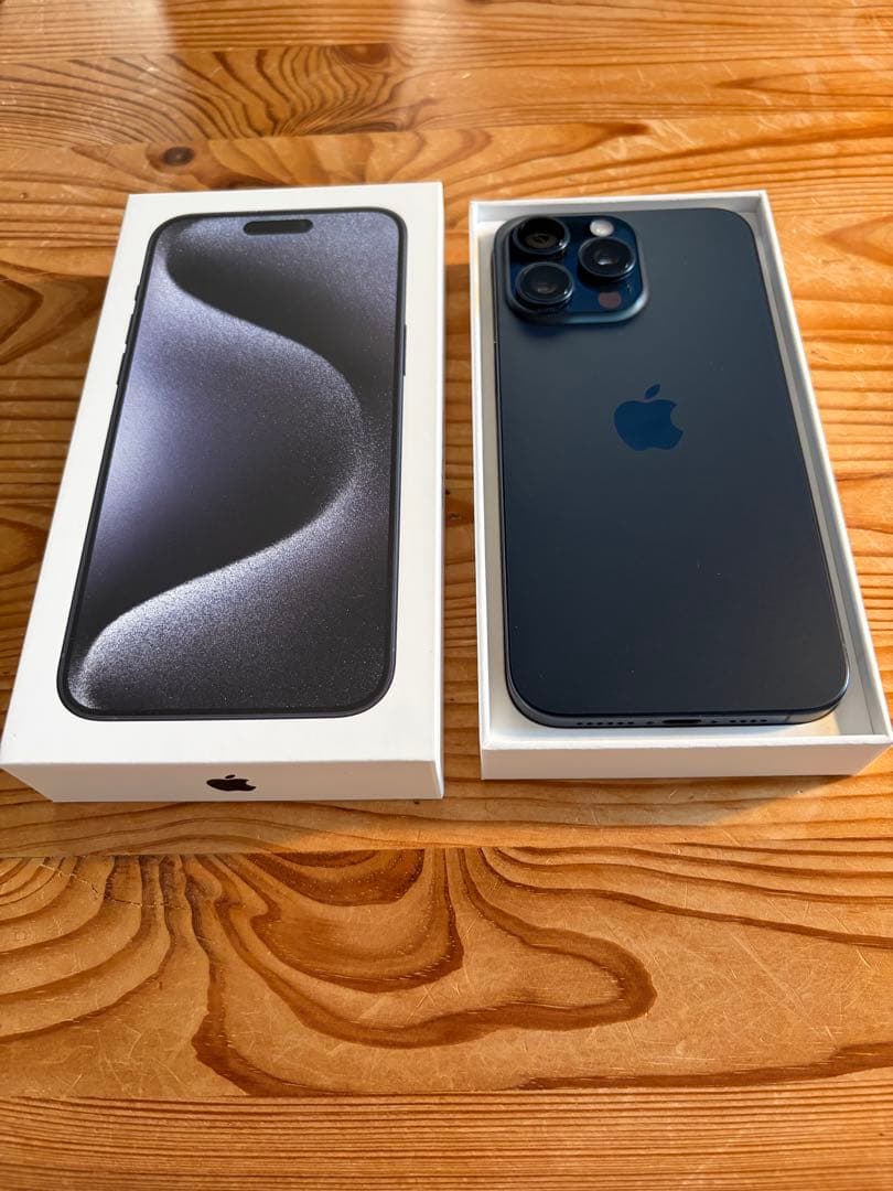 iPhone 15 Pro Max ブルーチタニウム 512GB