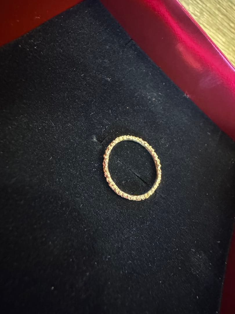 【本日のみ】カオル✴︎藤井大丸店での購入✴︎リング✴︎k18✴︎11号