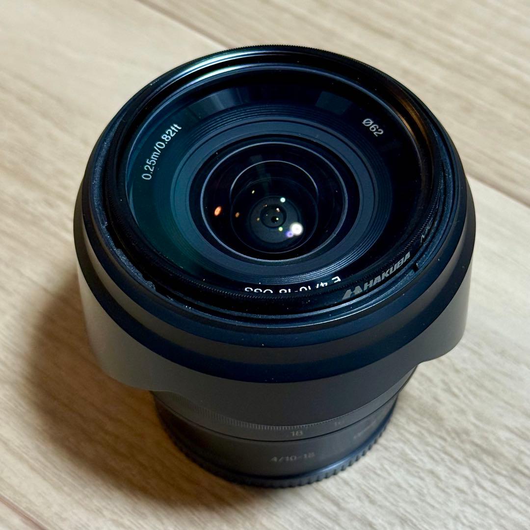 SONY E 10-18mm F4 OSS レンズ
