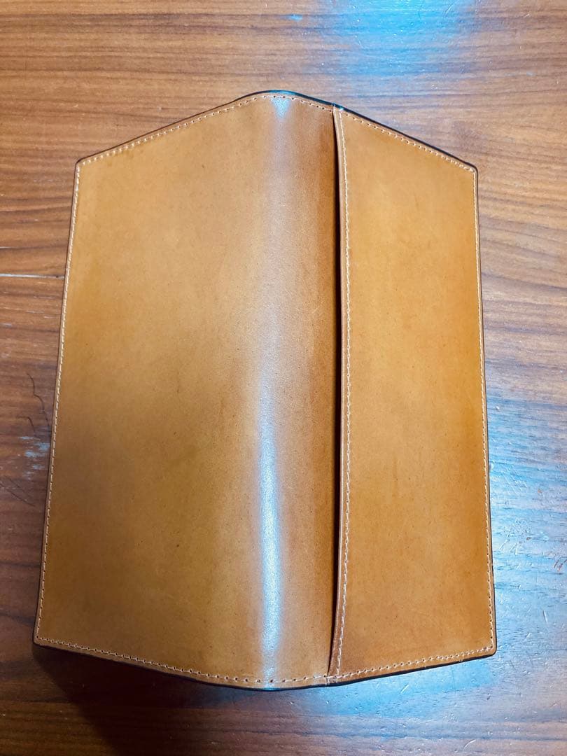 【未使用】ロカド シェルコードバン 長財布 ライトブラウン